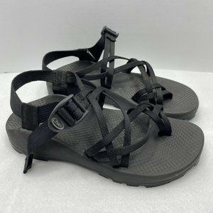 Chaco Women’s Hiking Sandals All Black Vibram Soles US Size 8
